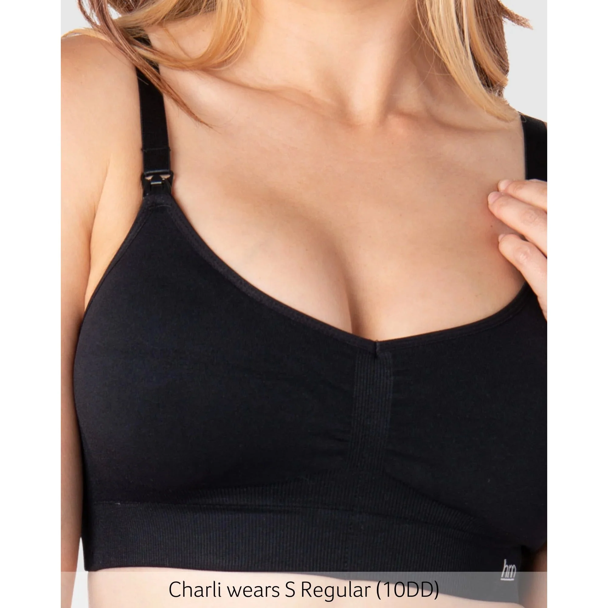 Hotmilk My Necessity 2.0 FlexFit Nursing Bra - Black - Image 3