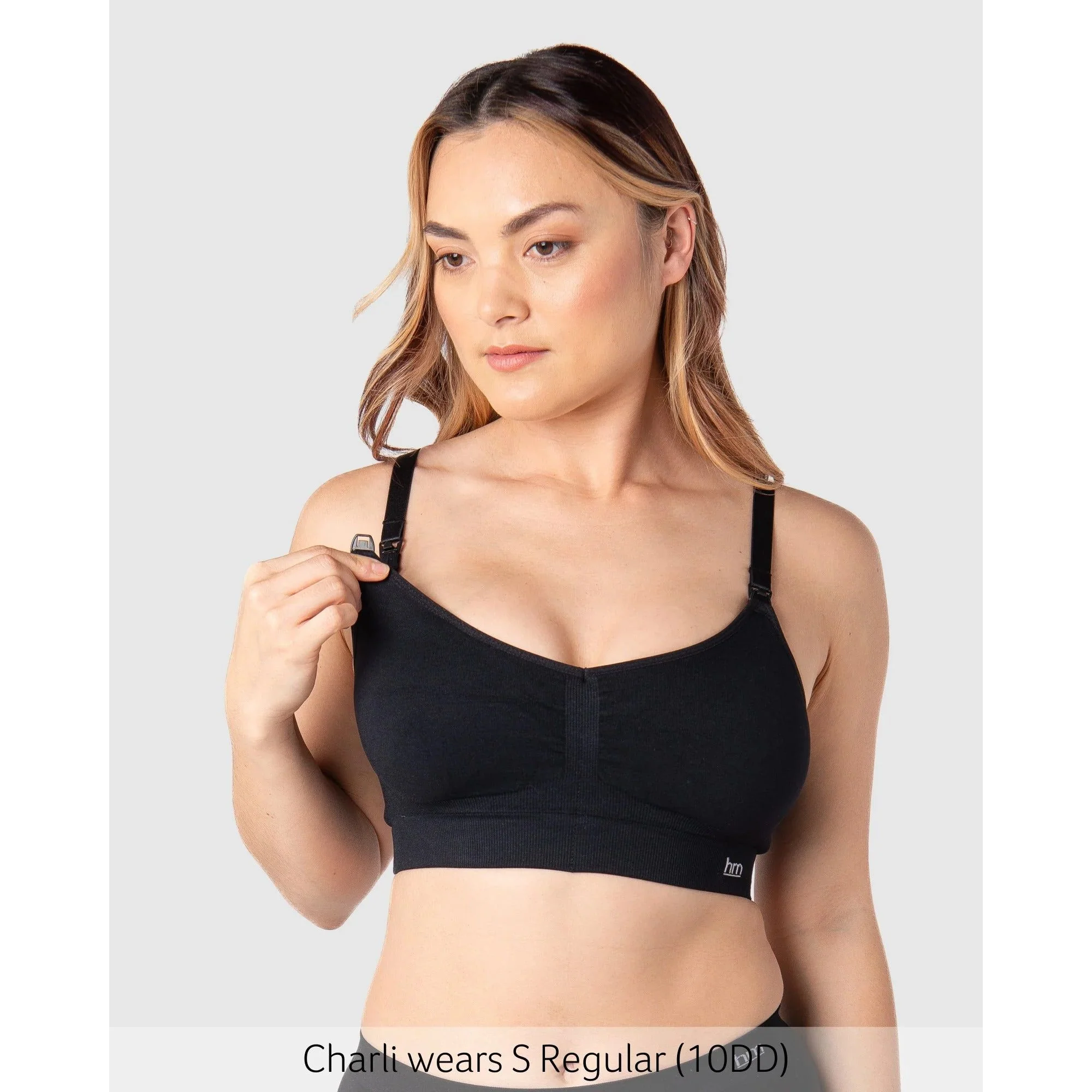 Hotmilk My Necessity 2.0 FlexFit Nursing Bra - Black - Image 4