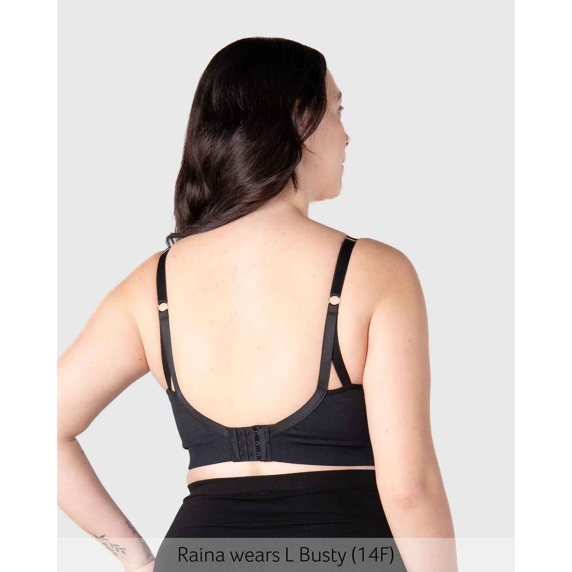Hotmilk My Necessity 2.0 FlexFit Nursing Bra - Black Busty - Image 3