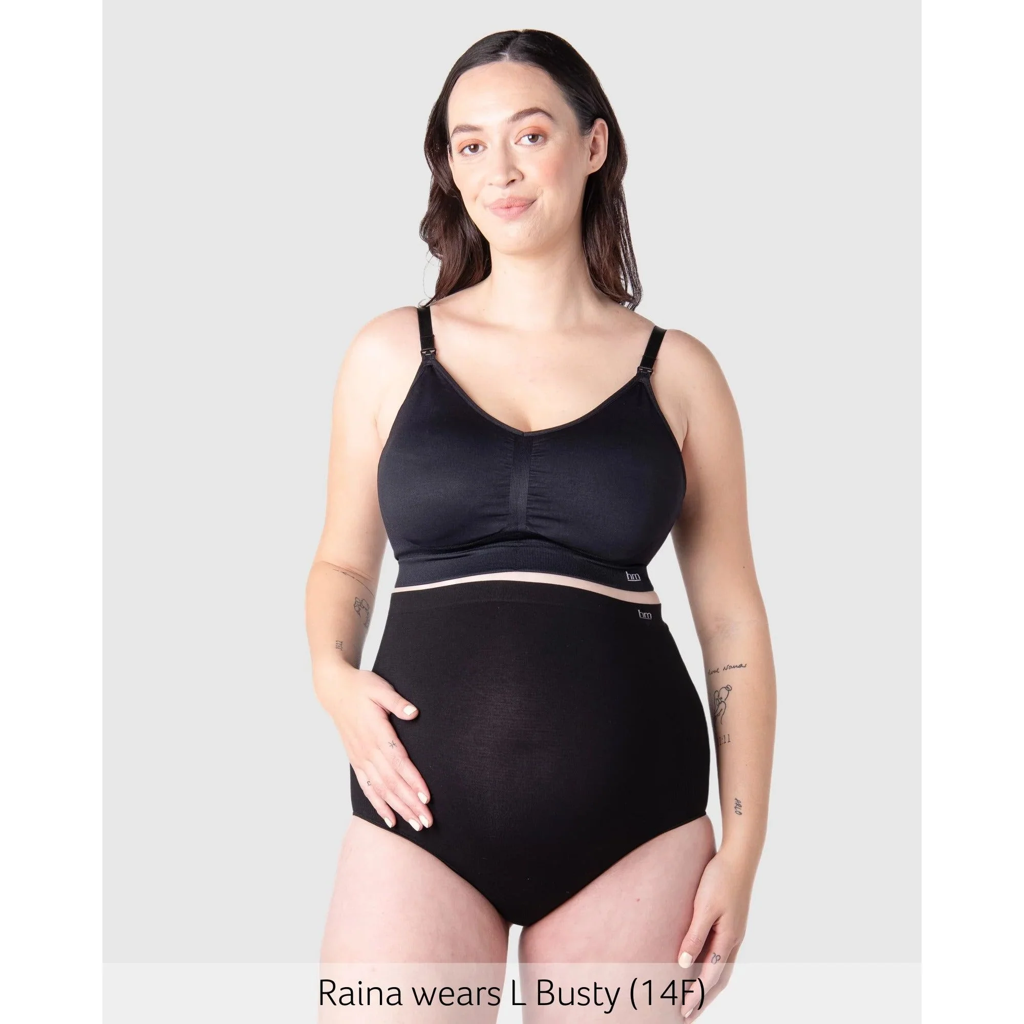 Hotmilk My Necessity 2.0 FlexFit Nursing Bra - Black Busty - Image 4