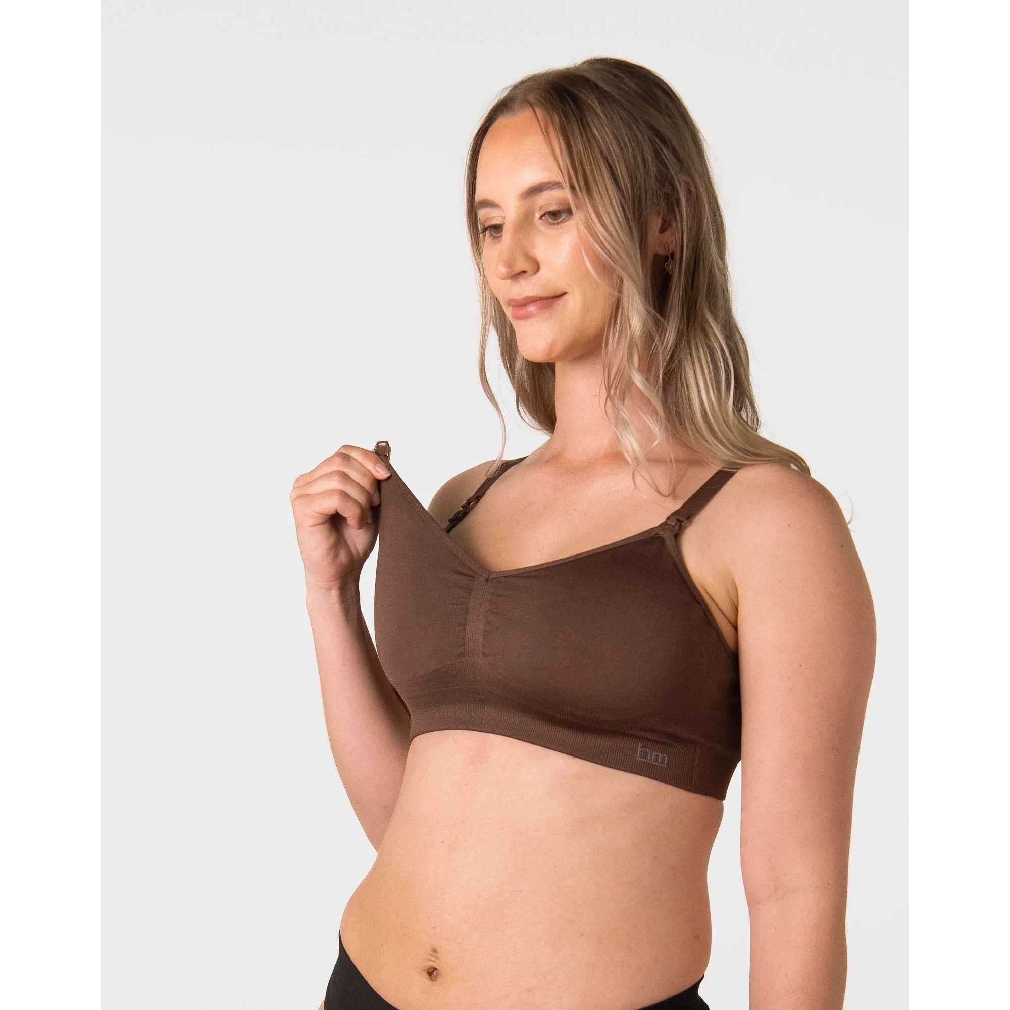 Hotmilk My Necessity 2.0 FlexFit Nursing Bra - Chocolate - Image 3