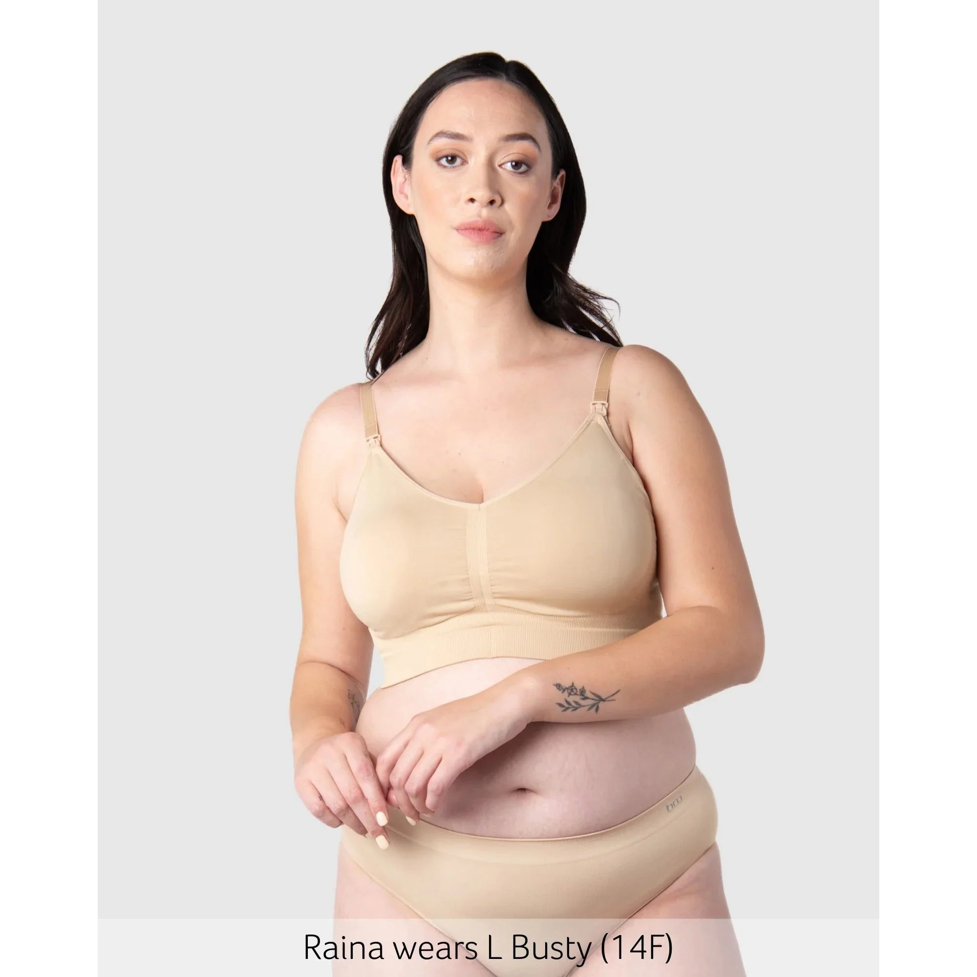 Hotmilk My Necessity 2.0 FlexFit Nursing Bra - Frappe Busty