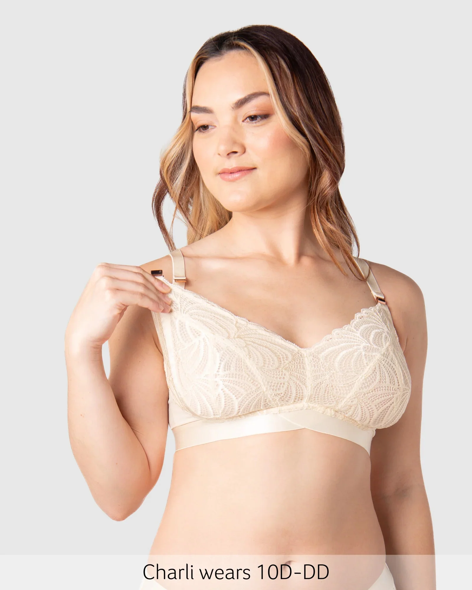 Hotmilk Warrior 2.0 FlexFit Nursing Bra - Ivory - Image 4