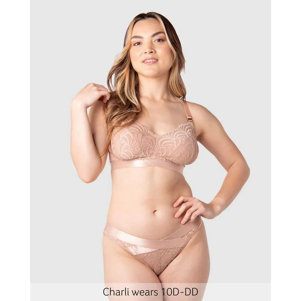 Hotmilk Warrior Plunge 2.0 Nursing Bra - Bronze - Image 6