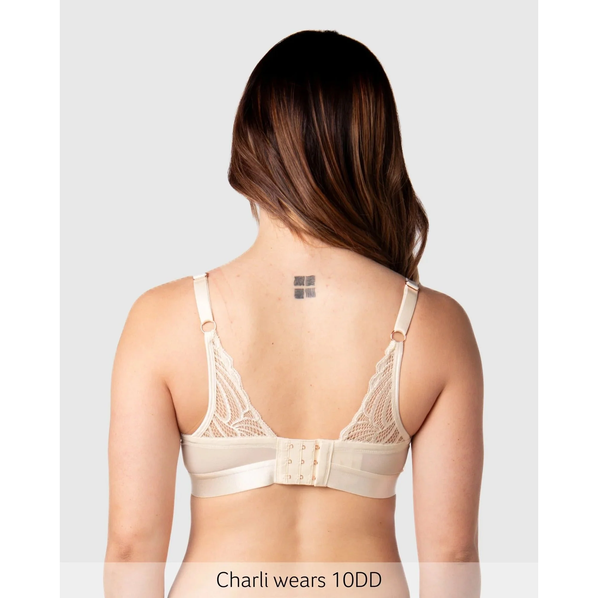 Hotmilk Warrior Plunge 2.0 Nursing Bra - Ivory - Image 7