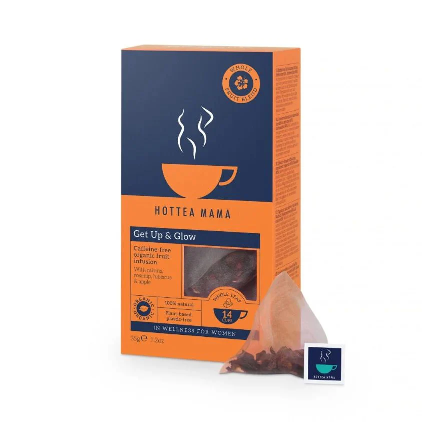 HotTea Mama Organic Get Up & Glow Tea 14pk