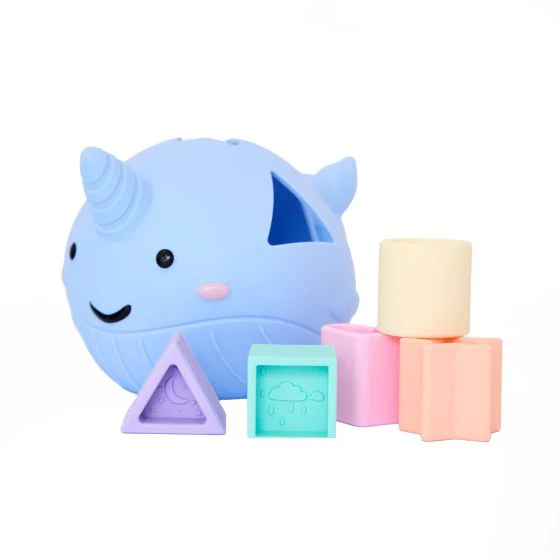 Jellystone Designs Narwhal Shape Sorter - Image 2