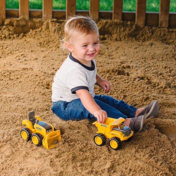 John Deere 15cm Sandbox Construction 2pk - Yellow - Image 2