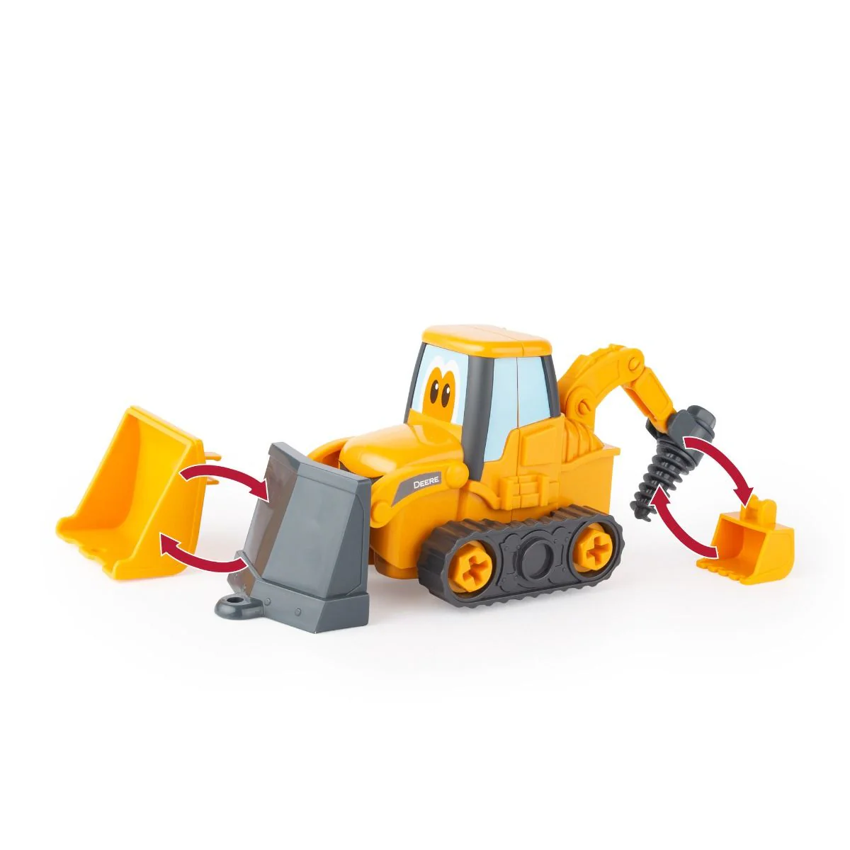 John Deere Build a Buddy Construction Backhoe Loader - Image 3