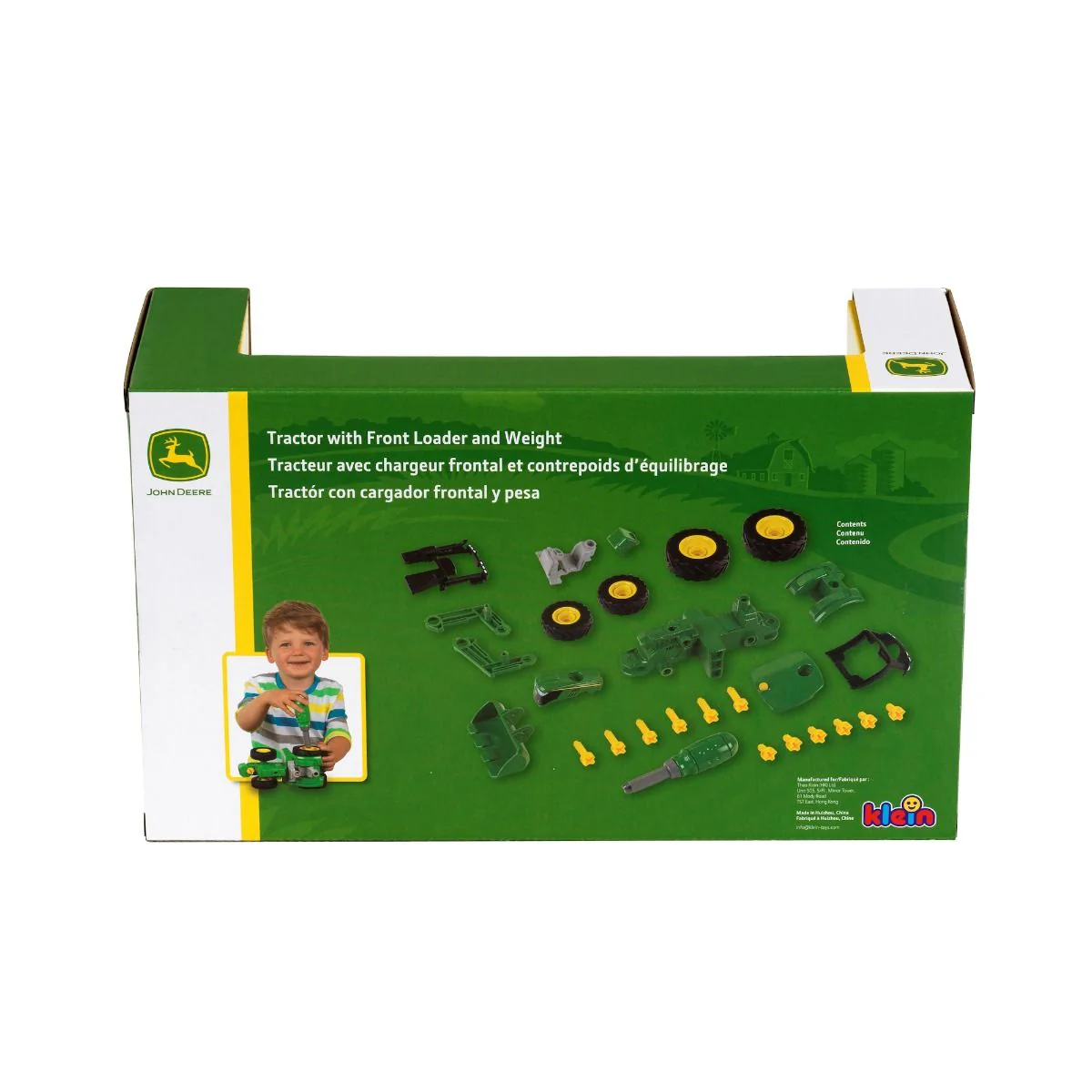 John Deere Buildable Tractor with Front Loader - Image 3