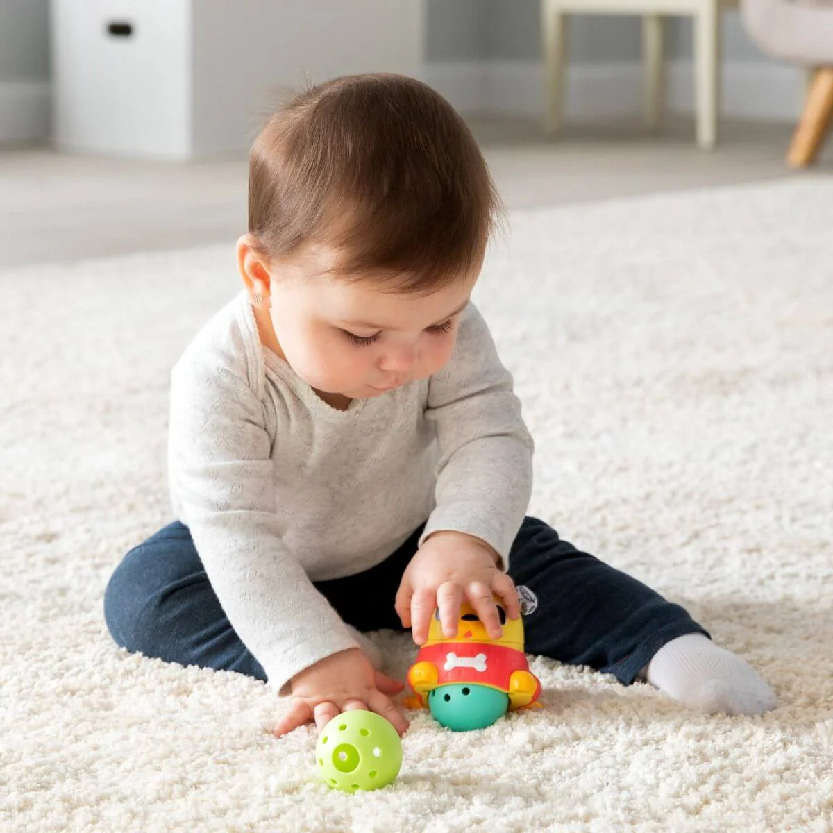 Lamaze Crawl & Chase Pug Popper - Image 7