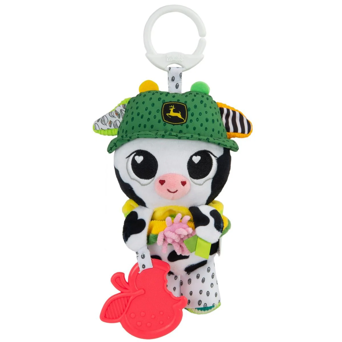 Lamaze & John Deere Co-brand Bella the Cow Clip & Go