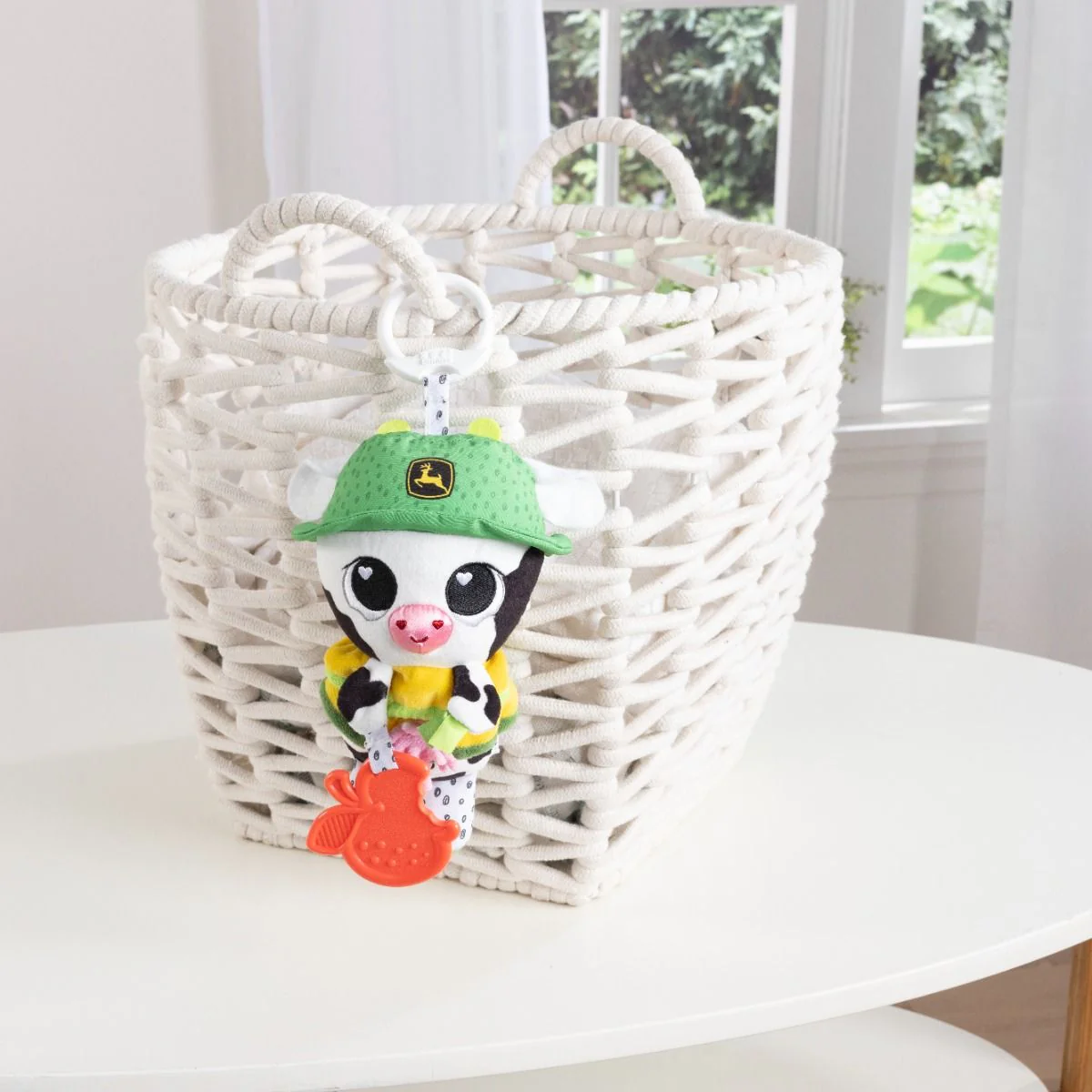 Lamaze & John Deere Co-brand Bella the Cow Clip & Go - Image 5