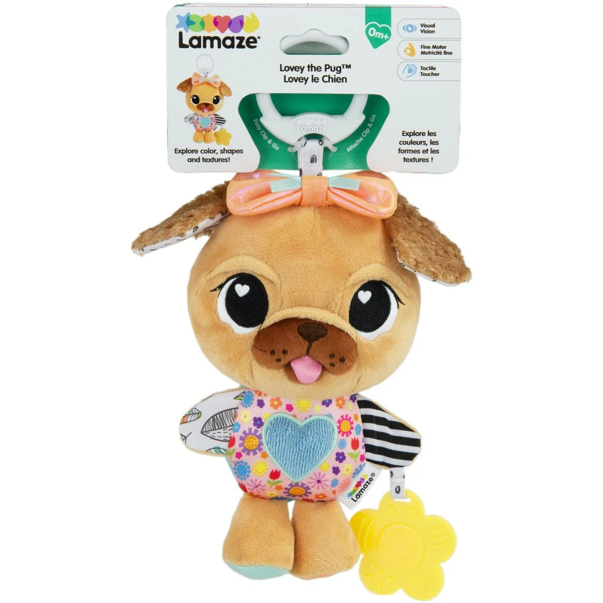 Lamaze Lovely the Pug Clip & Go - Image 3