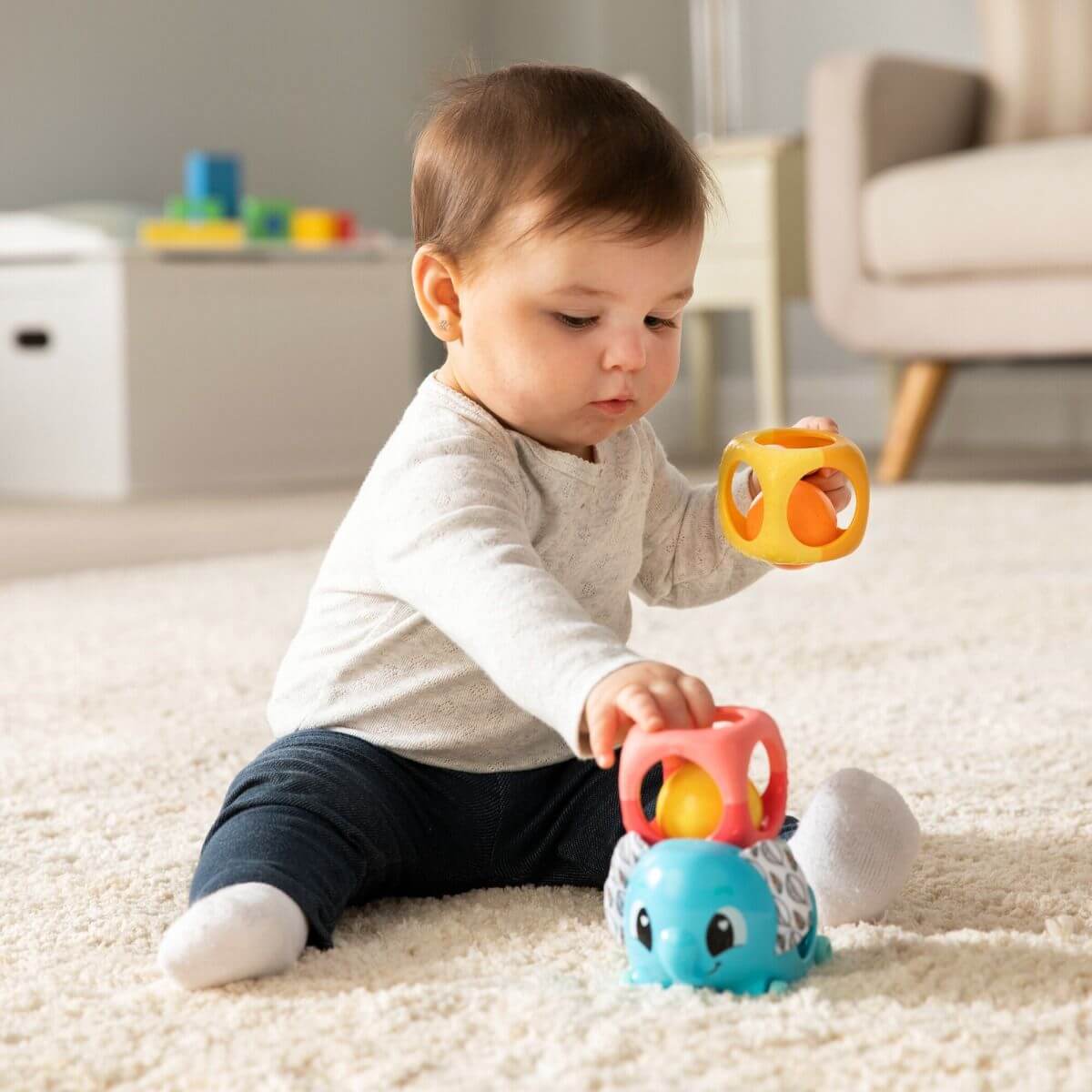 Lamaze Stack & Roll Lock & Block - Image 4