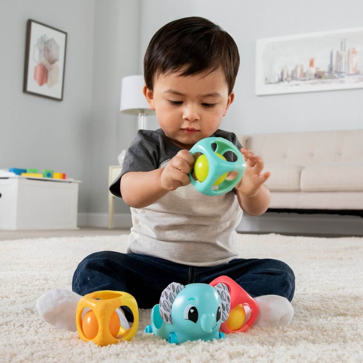 Lamaze Stack & Roll Lock & Block - Image 5