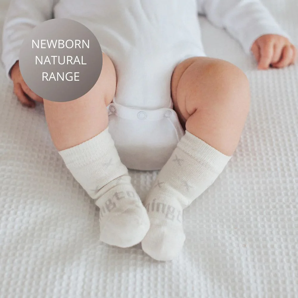 Lamington Baby Merino Wool Crew Socks - Fox - Image 2
