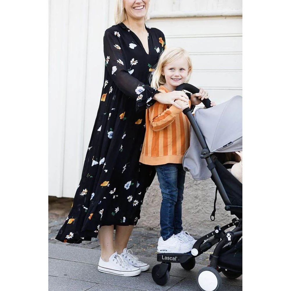 Lascal BuggyBoard Maxi+ Black with Red Saddle - Image 5