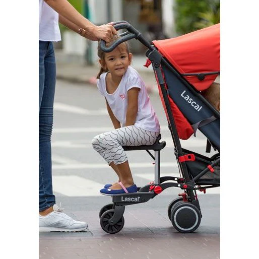 Lascal BuggyBoard Maxi+ Black with Red Saddle - Image 6