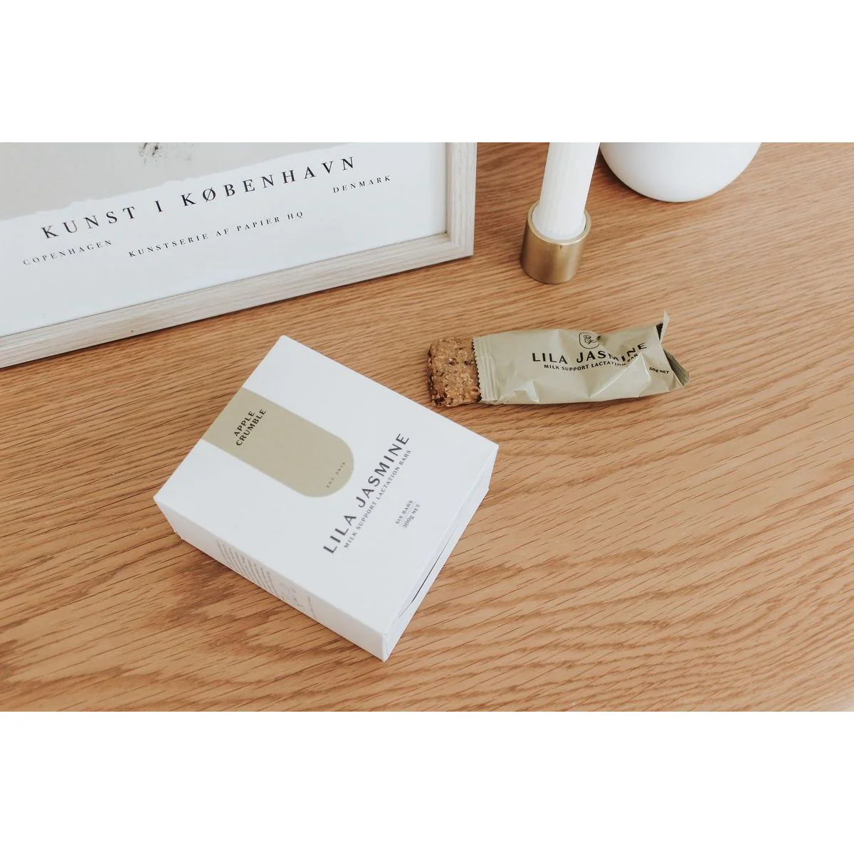 Lila Jasmine Apple Crumble Lactation Bars 6pk - Image 2