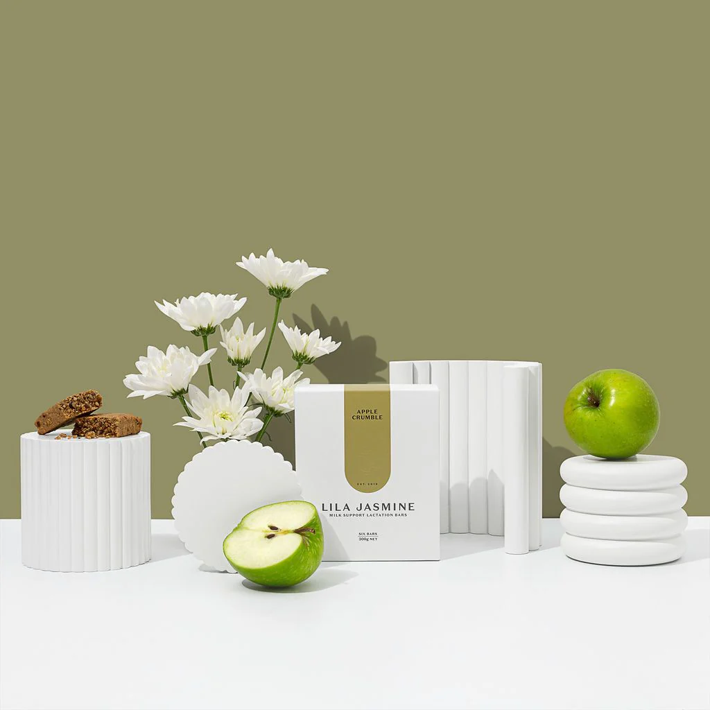 Lila Jasmine Apple Crumble Lactation Bars 6pk - Image 3