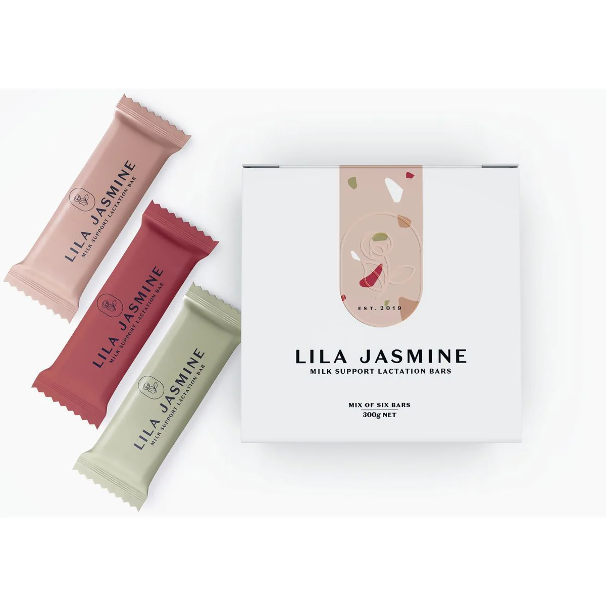 Lila Jasmine Lactation Bars Mixed Flavours 6pk