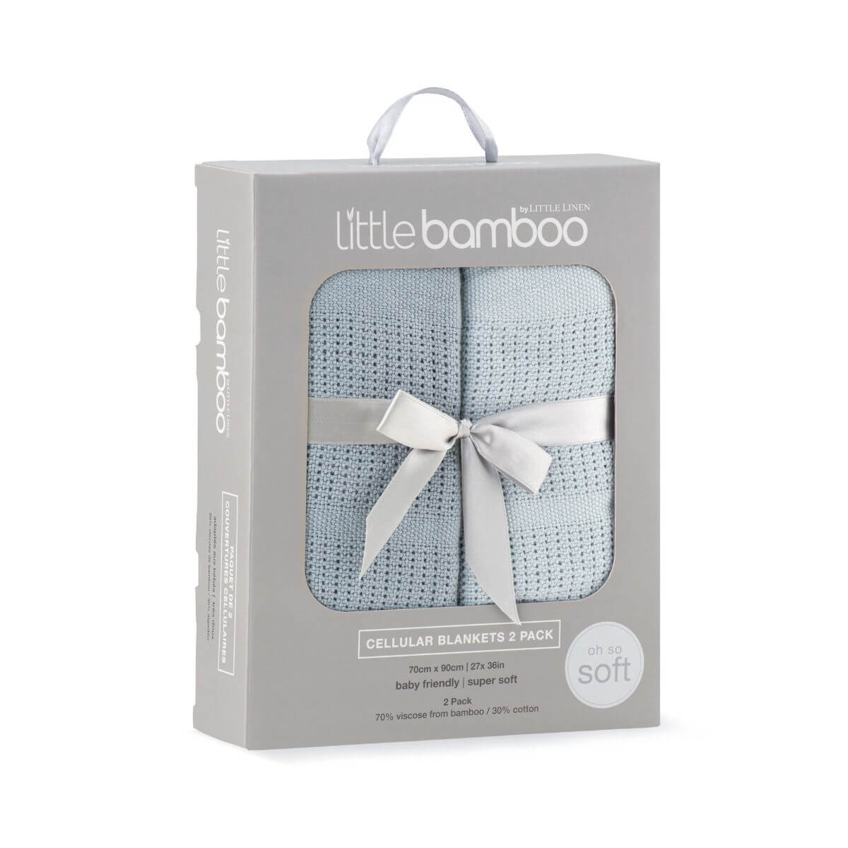 Little Bamboo Cellular Blanket 2Pk - Image 10
