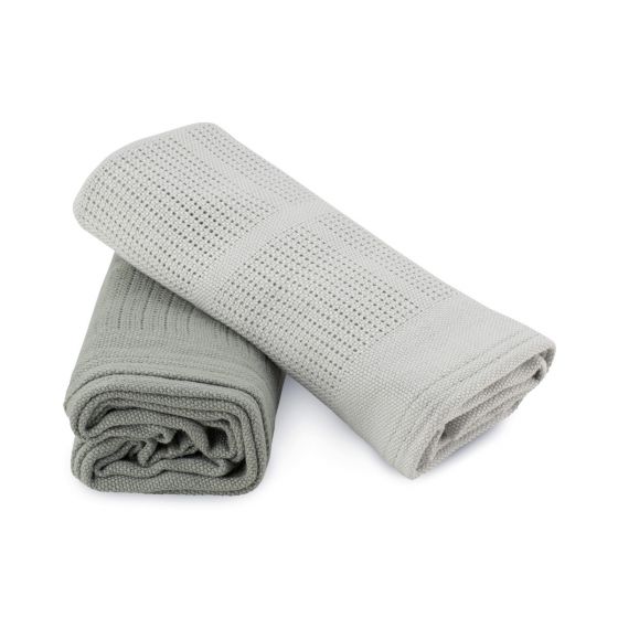 Little Bamboo Cellular Blanket 2Pk - Image 2