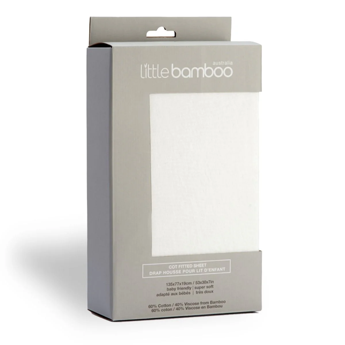 Little Bamboo Jersey Fitted Cot Sheet - Image 3