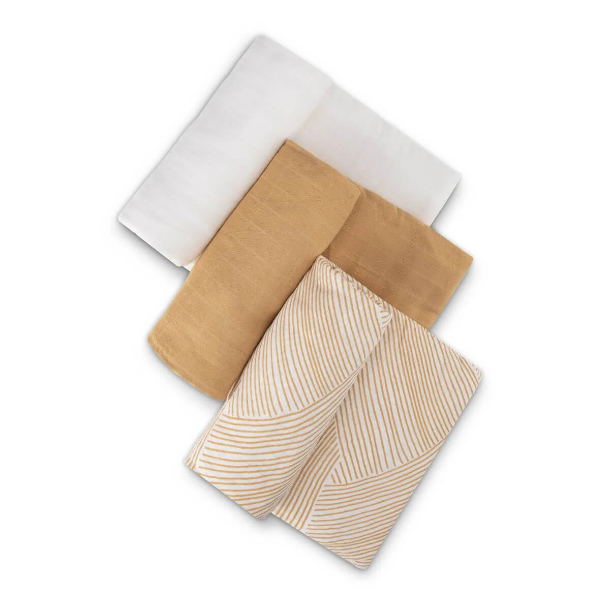 Little Bamboo Muslin Baby Wraps 3pk - Image 10