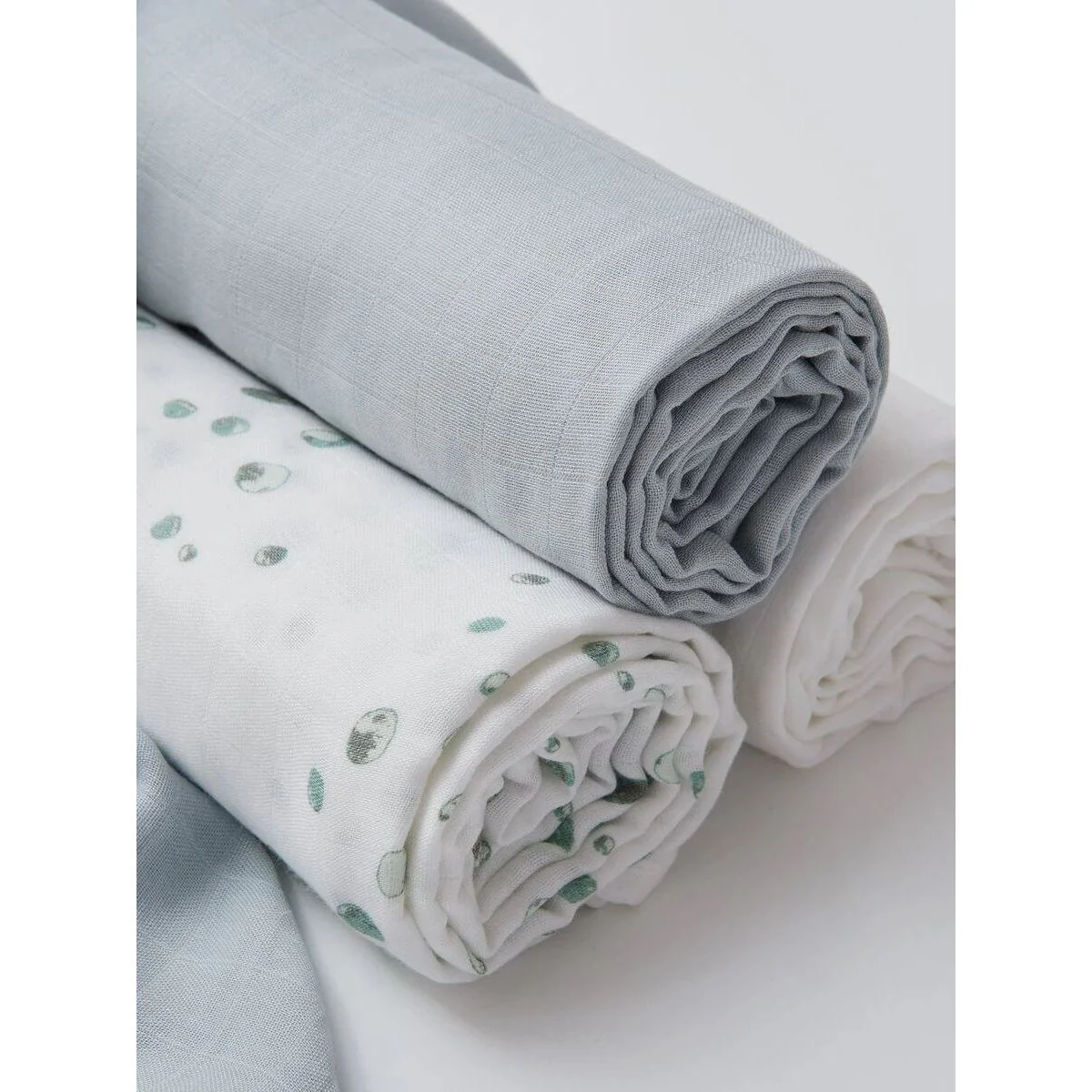 Little Bamboo Muslin Baby Wraps 3pk - Image 12