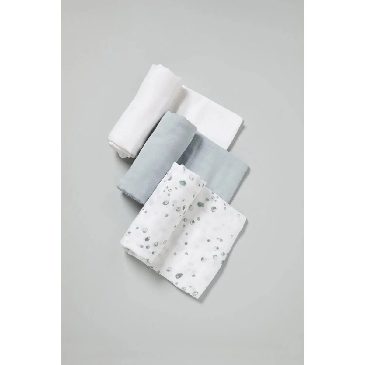 Little Bamboo Muslin Baby Wraps 3pk - Image 7