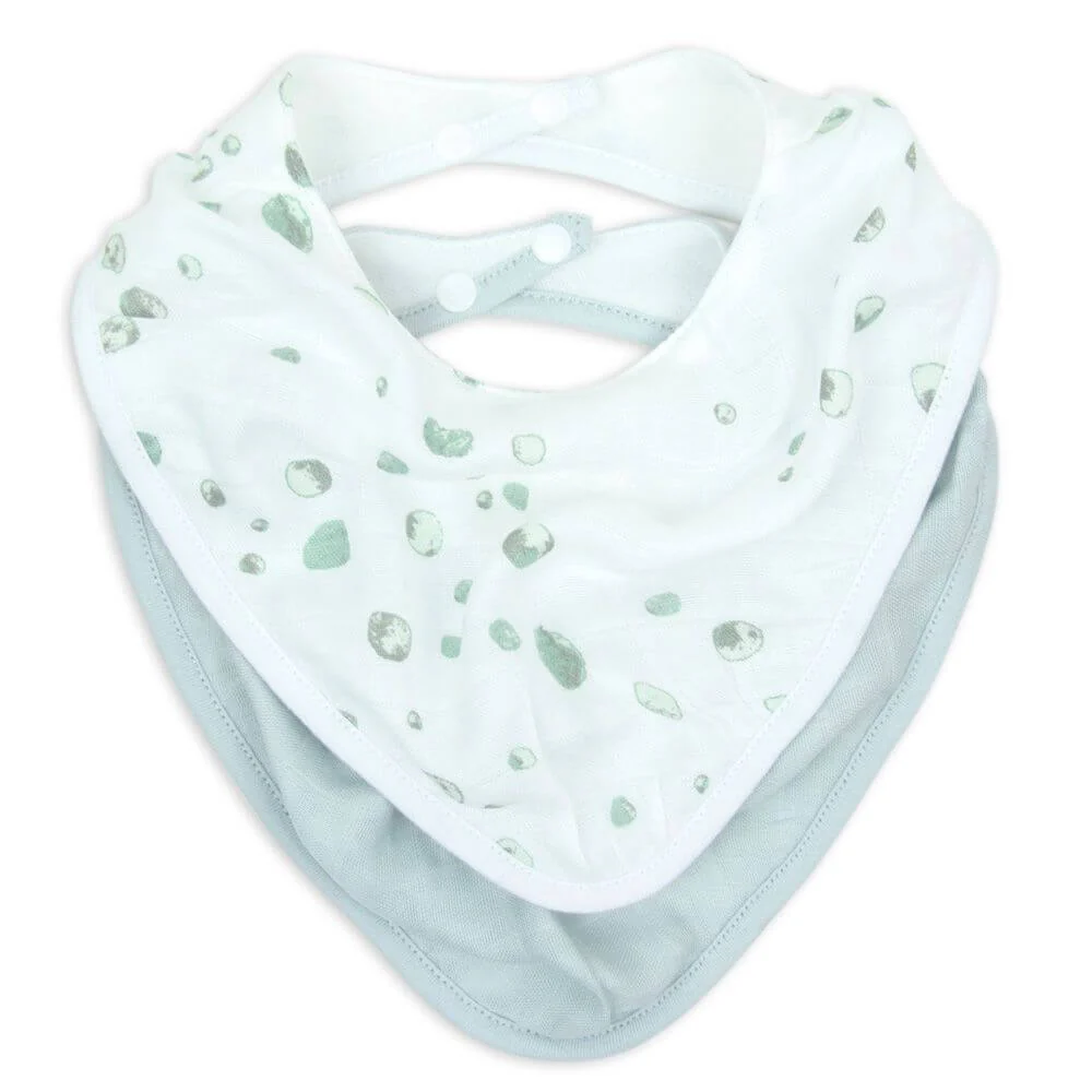 Little Bamboo Muslin Bib 2pk - Image 3