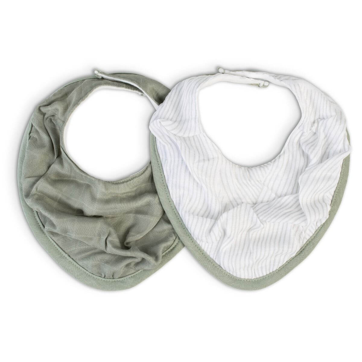 Little Bamboo Muslin Bib 2pk - Image 7