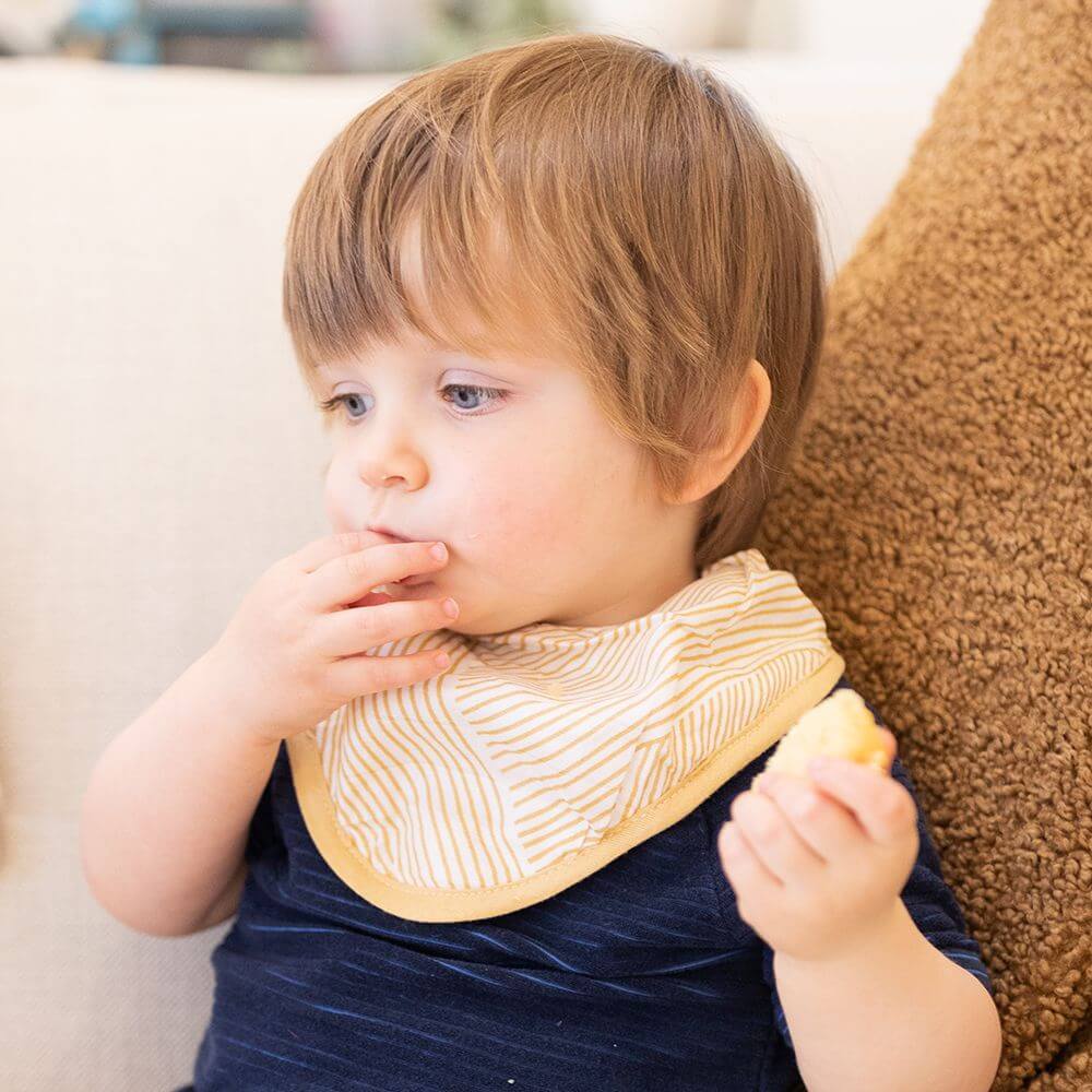 Little Bamboo Muslin Bib 2pk - Image 8