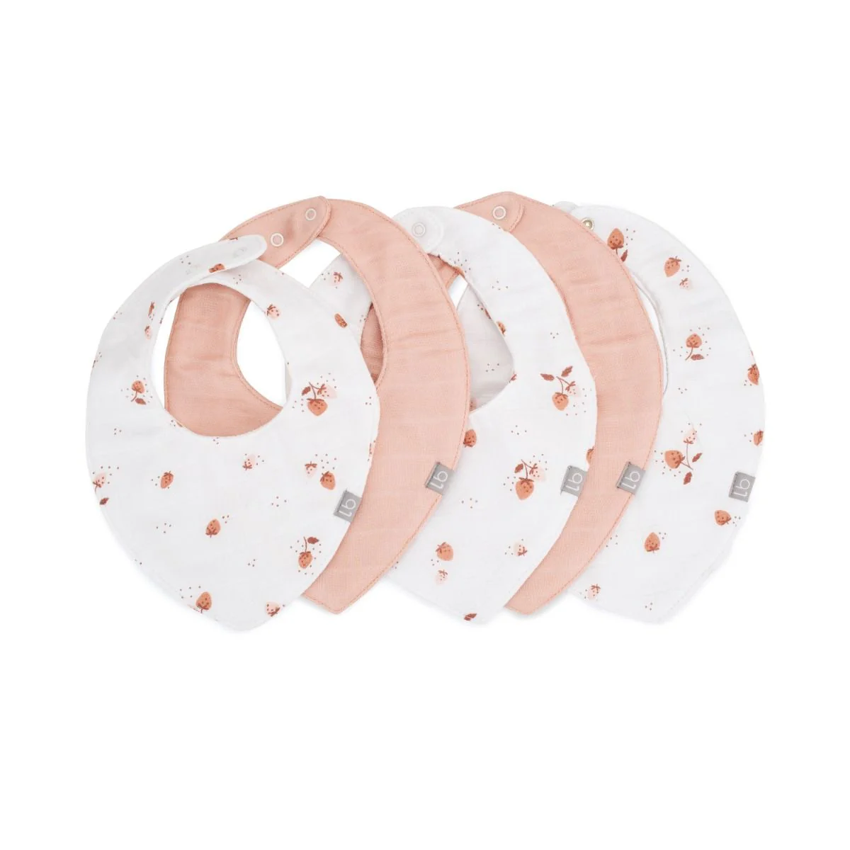 Little Bamboo Muslin Bib 5pk - Image 11