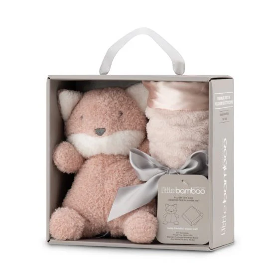 Little Bamboo Plush & Blankie Set