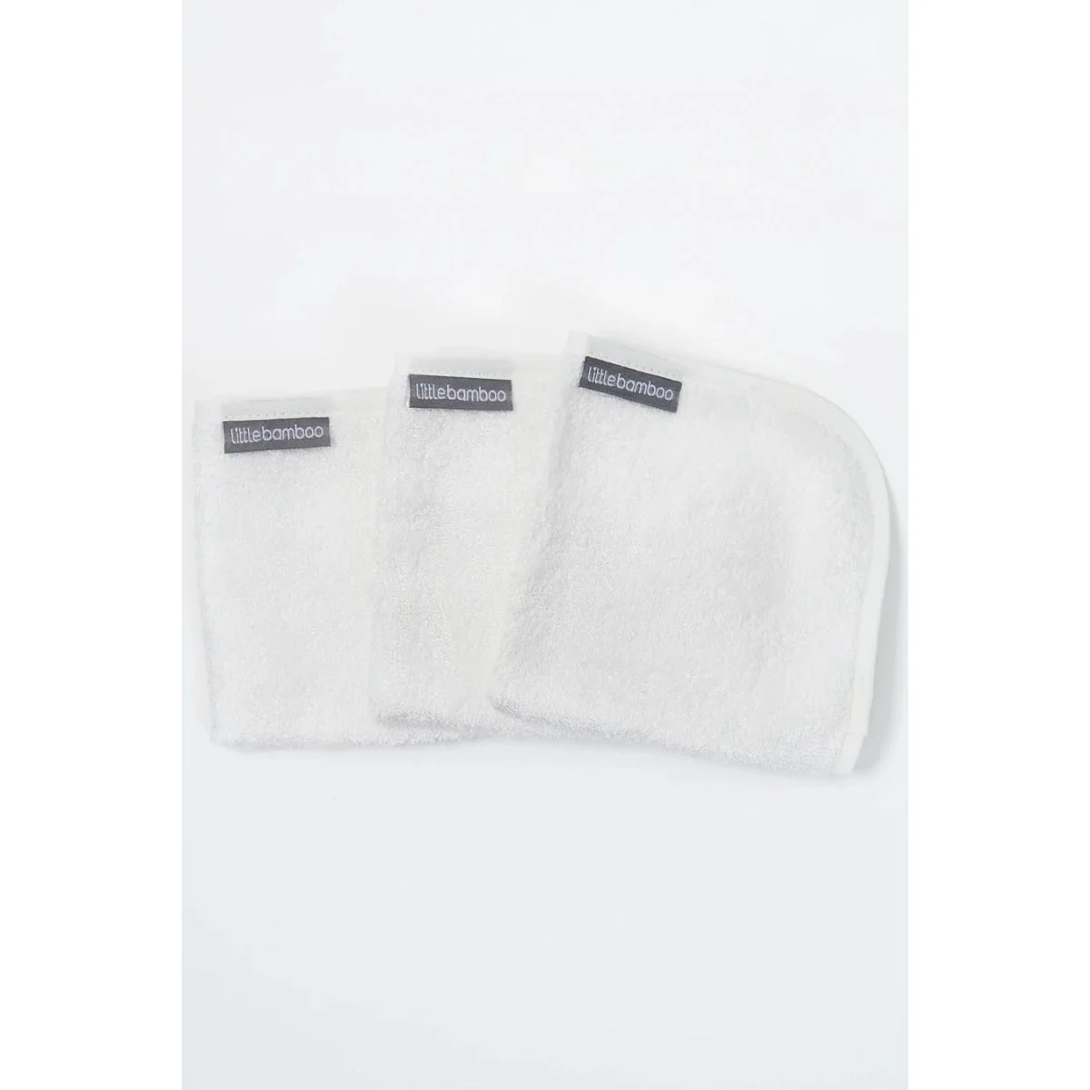 Little Bamboo Towelling Washers 3pk - Image 7