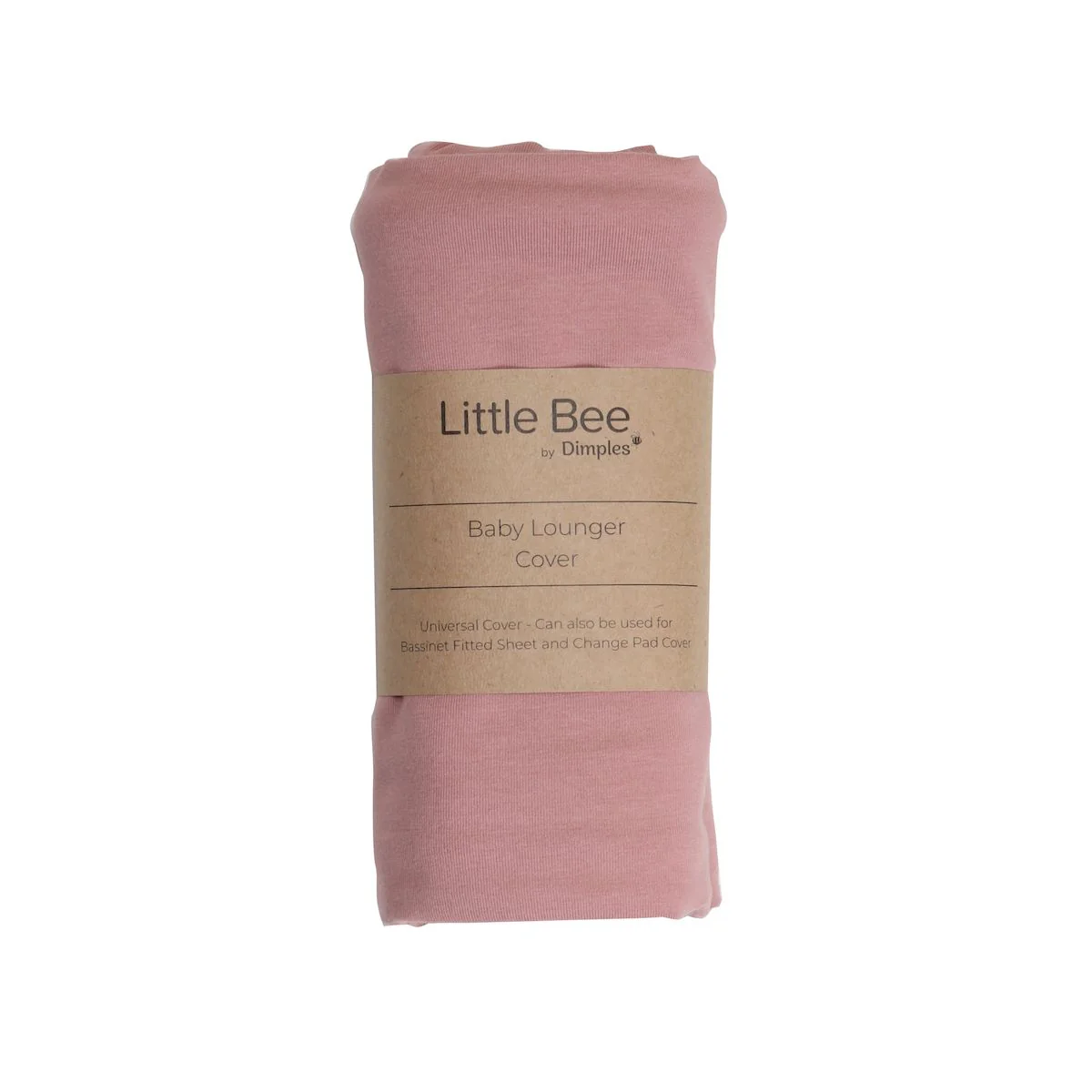 Little Bee Baby Lounger Cover - Rose Pink