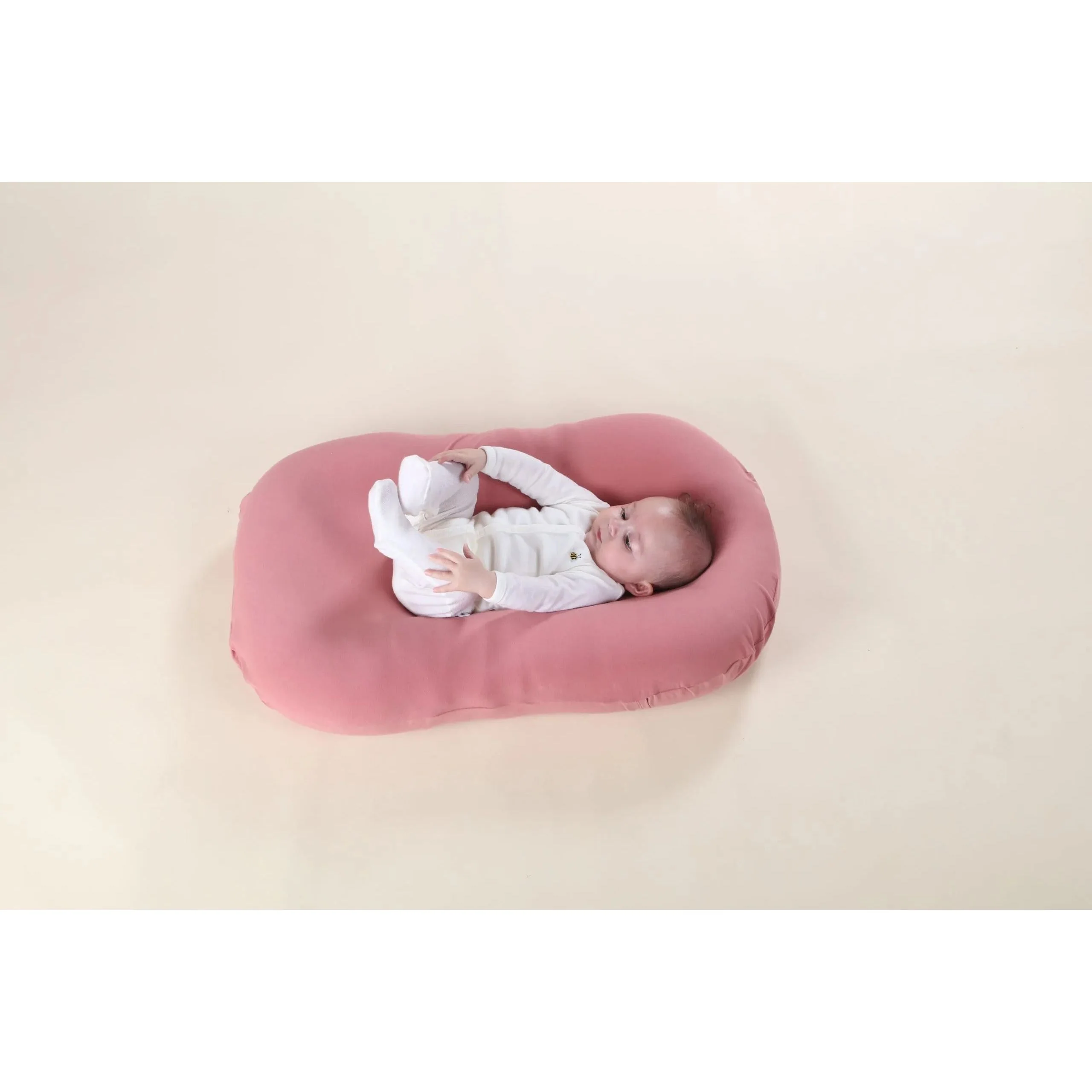 Little Bee Baby Lounger Cover - Rose Pink - Image 2
