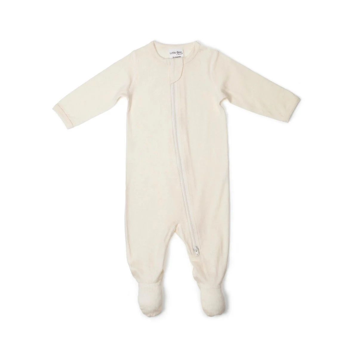 Little Bee Merino Zip Babygrow