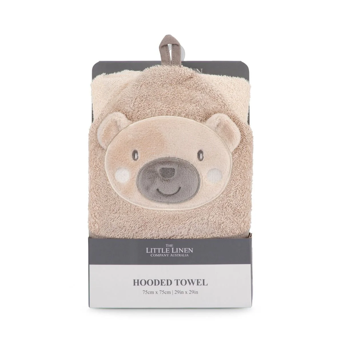 Little Linen Character Hooded Towel - Image 5