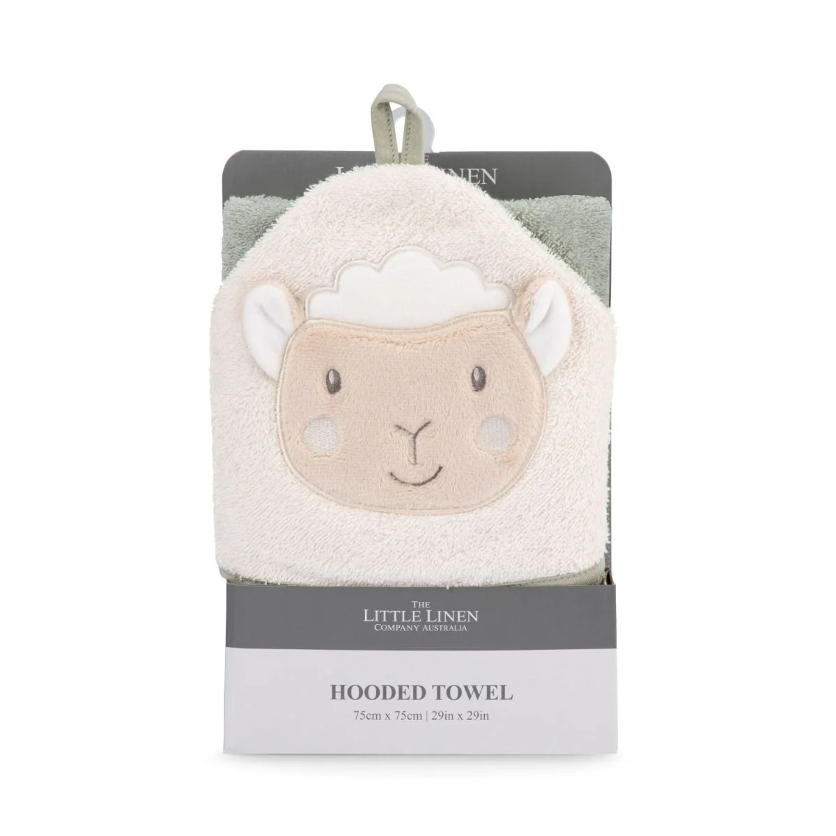 Little Linen Character Hooded Towel - Image 7