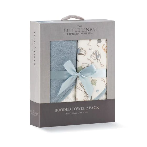 Little Linen Hooded Towel 2pk - Image 10