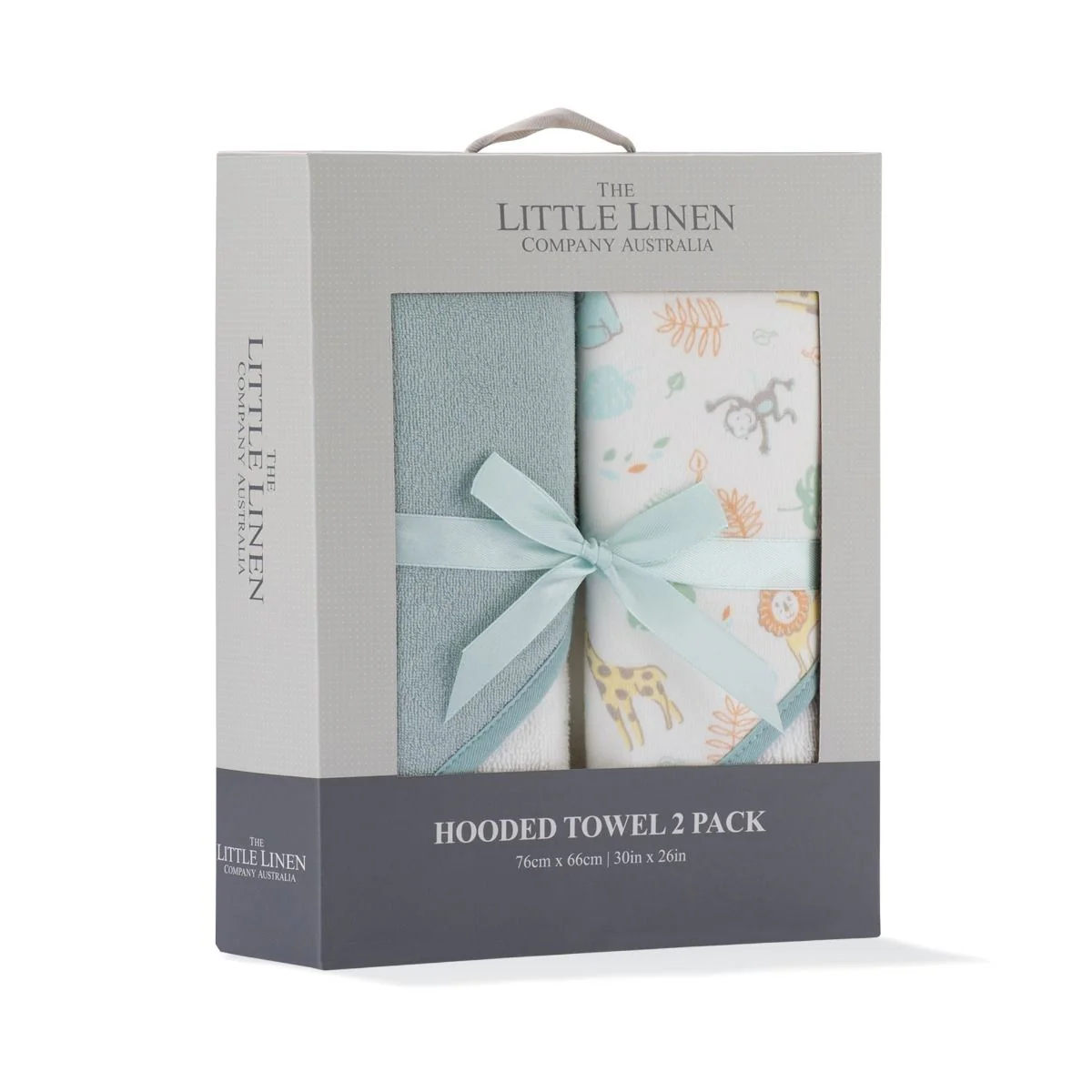 Little Linen Hooded Towel 2pk - Image 11