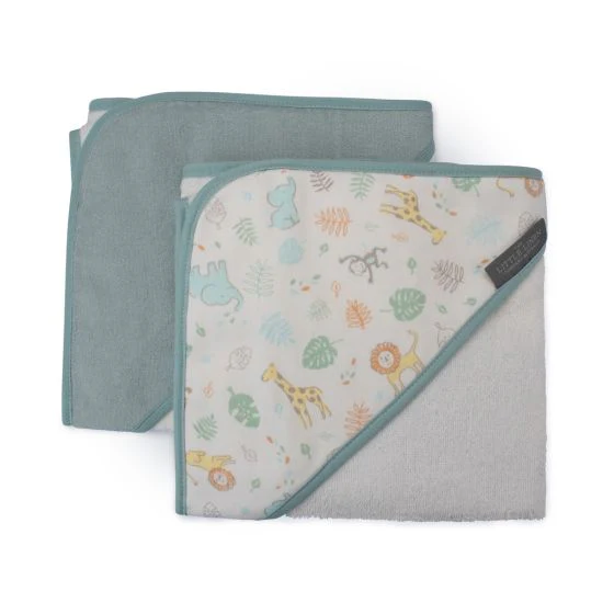 Little Linen Hooded Towel 2pk - Image 7