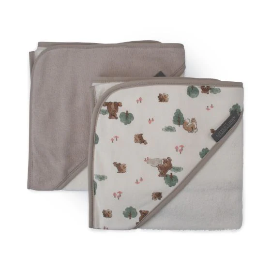 Little Linen Hooded Towel 2pk - Image 9