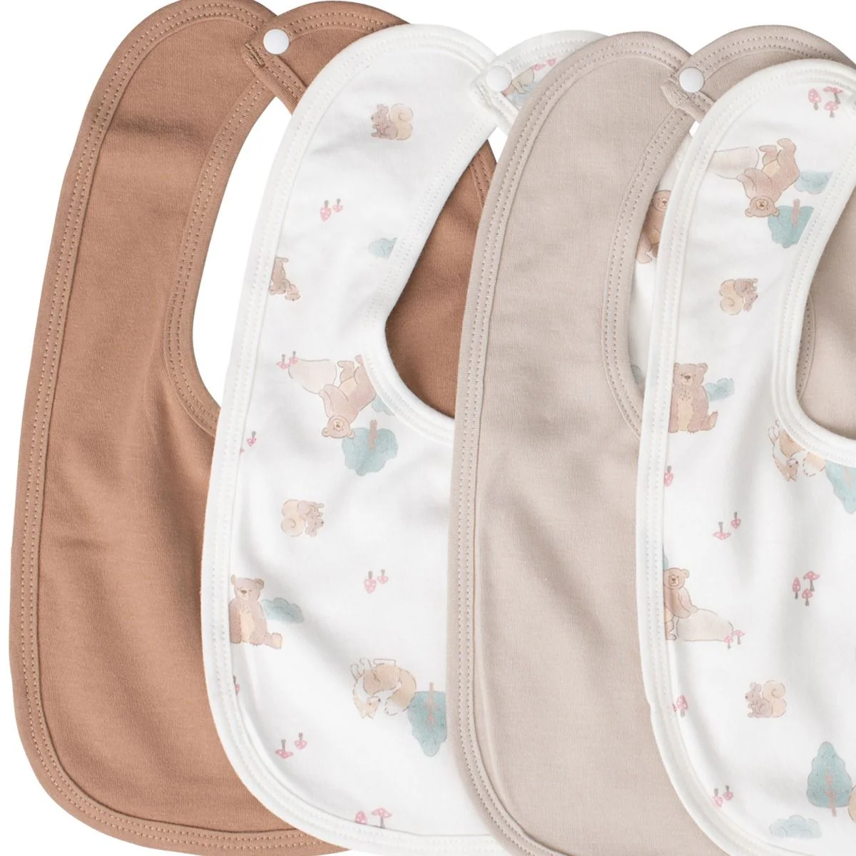 Little Linen Jersey Bib 5pk - Image 7