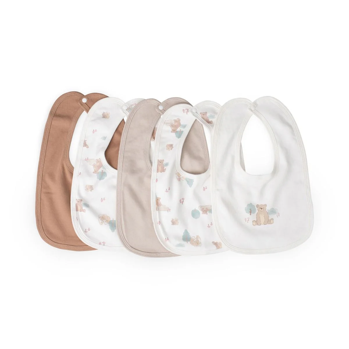 Little Linen Jersey Bib 5pk - Image 8