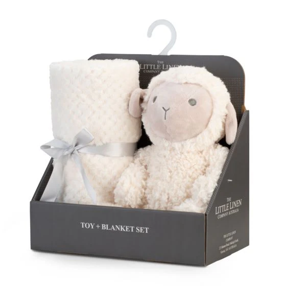 Little Linen Plush Toy & Blanket - Image 2